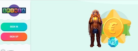 Bonusy w kasynie Spinia za rejestrację